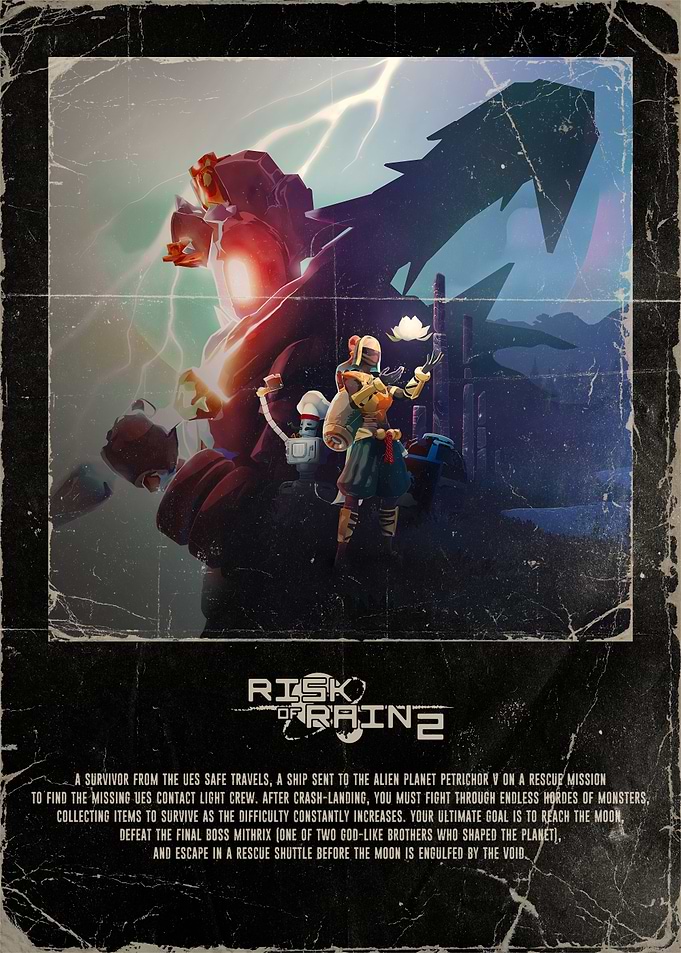 Risk of Rain 2 Game Poster