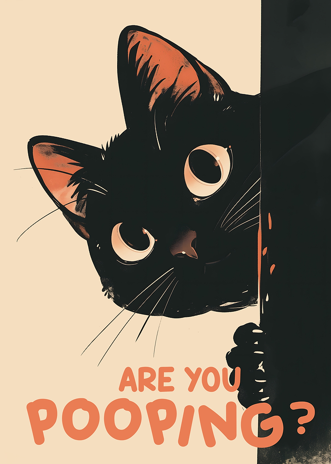 Curious Cat Toilet