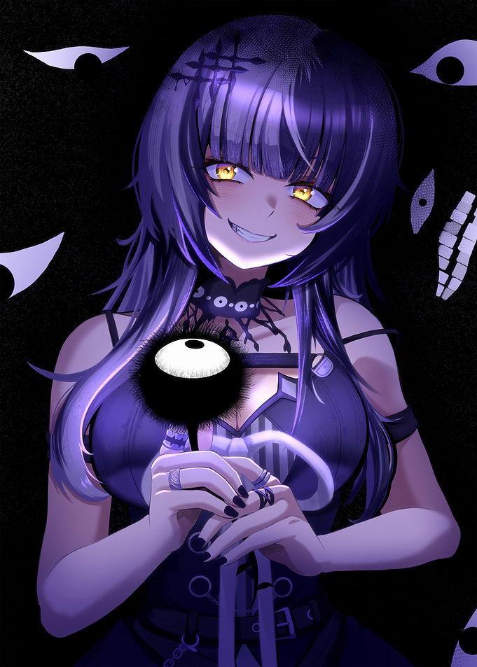 Anime Girl with Ominous Eye
