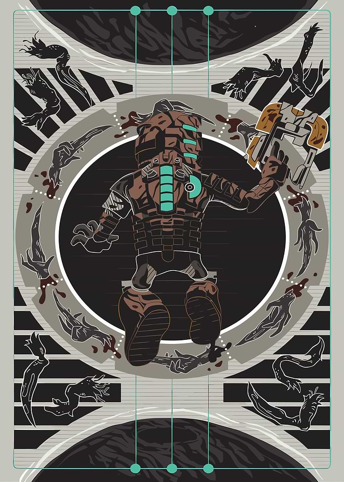 Dead Space Isaac Clarke Illustration