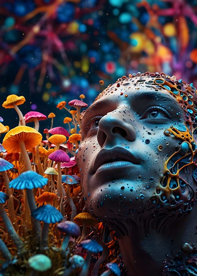 Mushroom Face Fantasy
