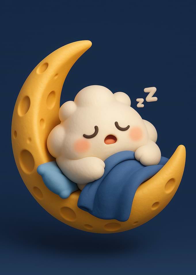 Sleeping Cloud on the Moon