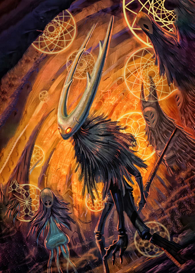 Hollow Knight Characters Digital Art