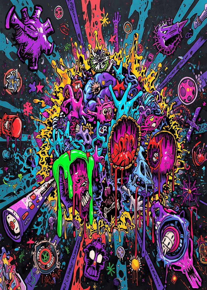 Psychedelic Monster Mashup