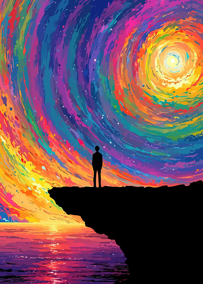 Colorful Sky Silhouette