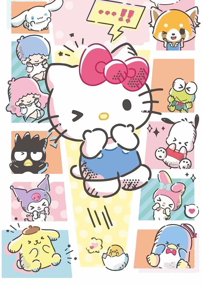 Hello Kitty and Friends Collage