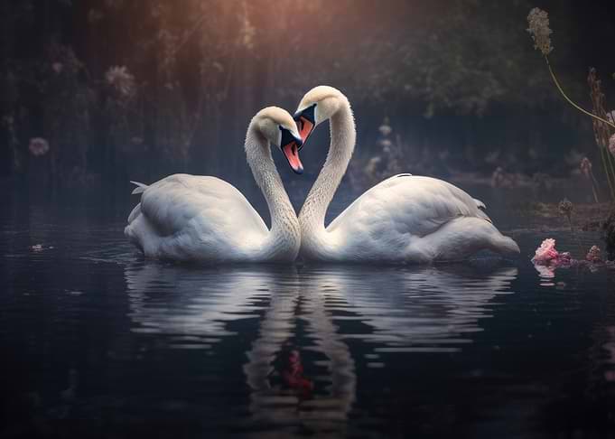 Swans in Love