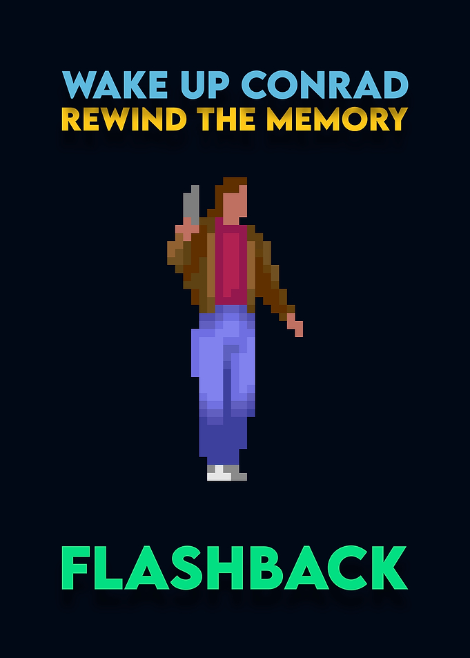 Flashback Game Pixel Art