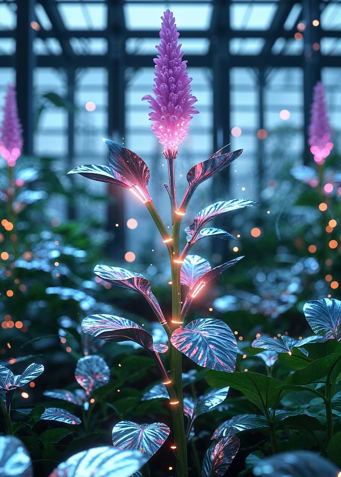 Floral Bioluminescent Conservatory