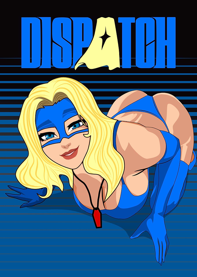 Dispatch blonde blazer Illustration