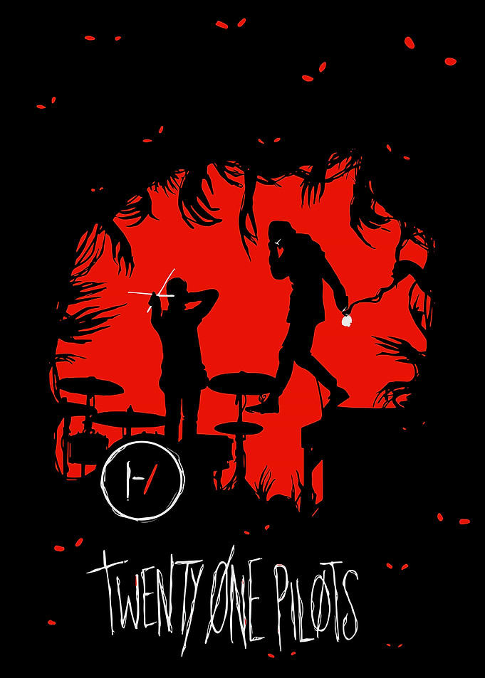 Twenty One Pilots Silhouette Art