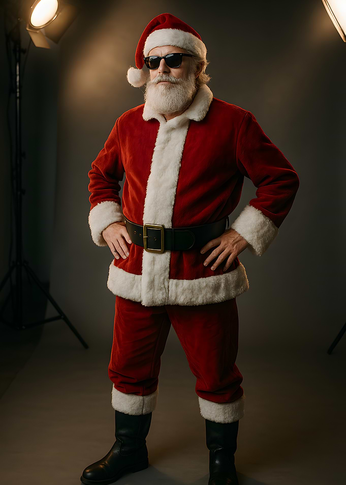 Cool Santa Claus with Sunglasses