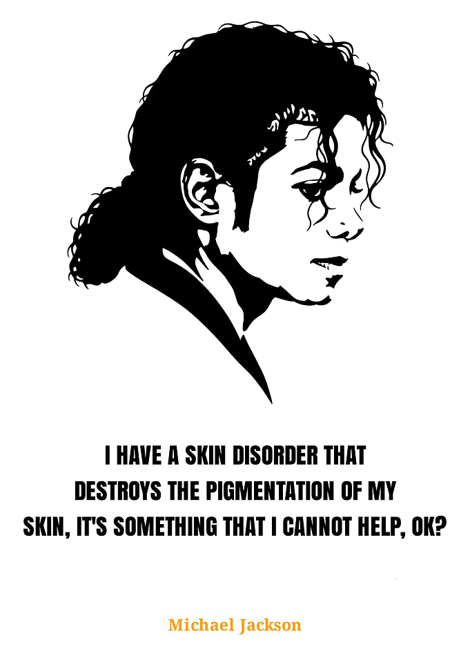 Michael Jackson quote portrait