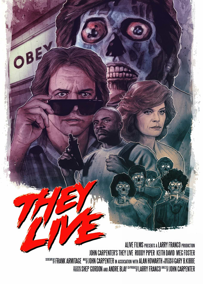 They Live Movie Poster Art