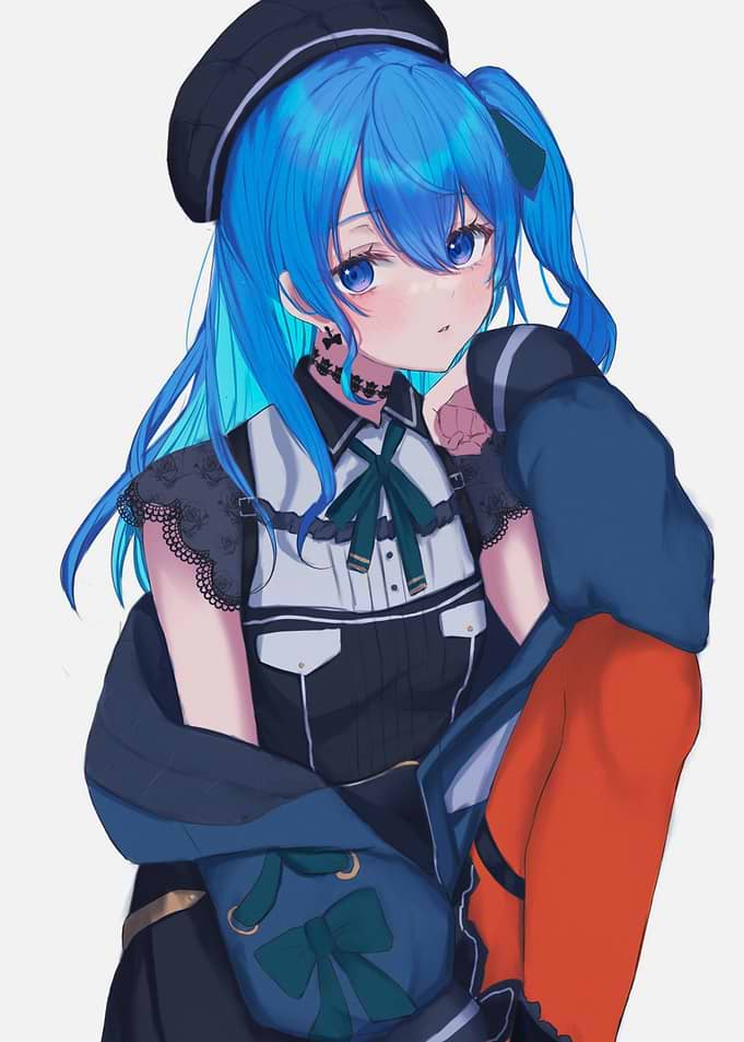 Girl with Blue Hair