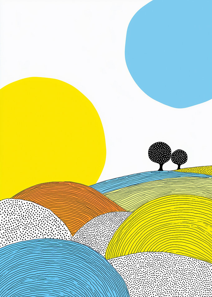 Hills and Trees I