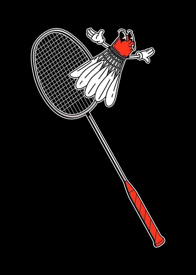 Badminton Cute Birdie