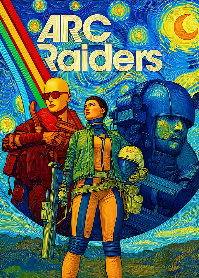 Arc Raiders Van Gogh Style Poster