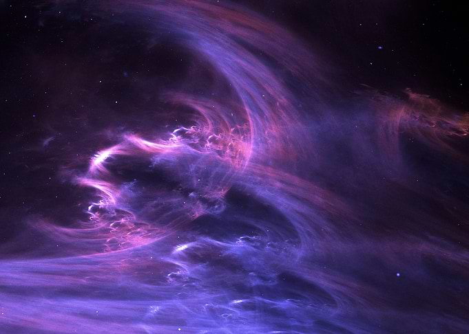 Purple and Pink Nebula