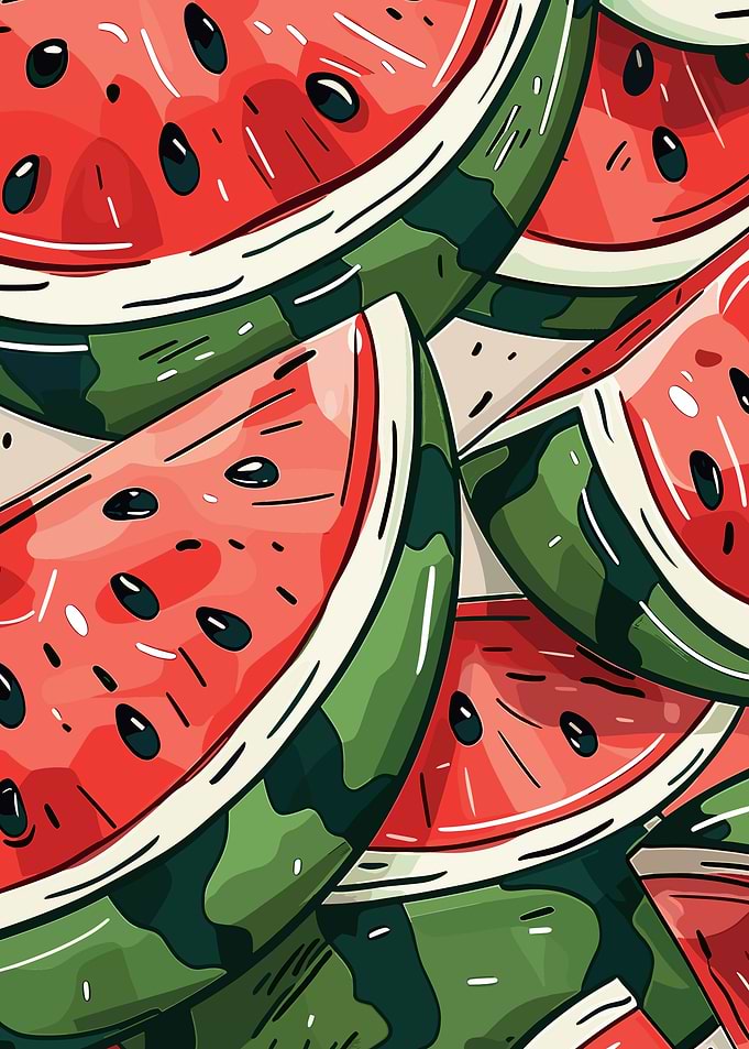 Watermelon Slices Pattern