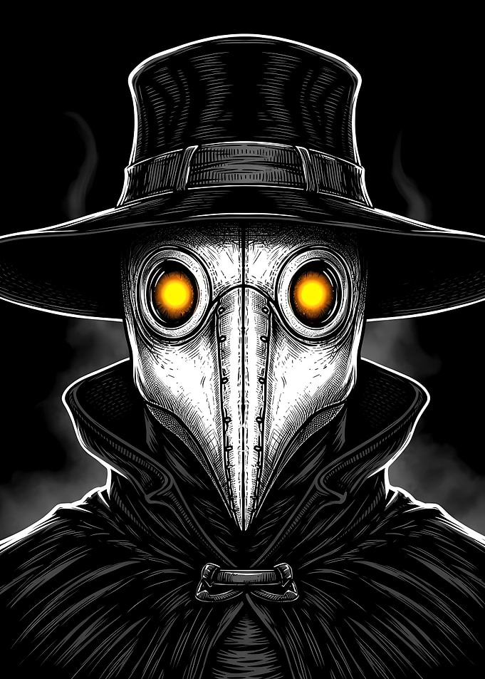Plague Doctor Illustration