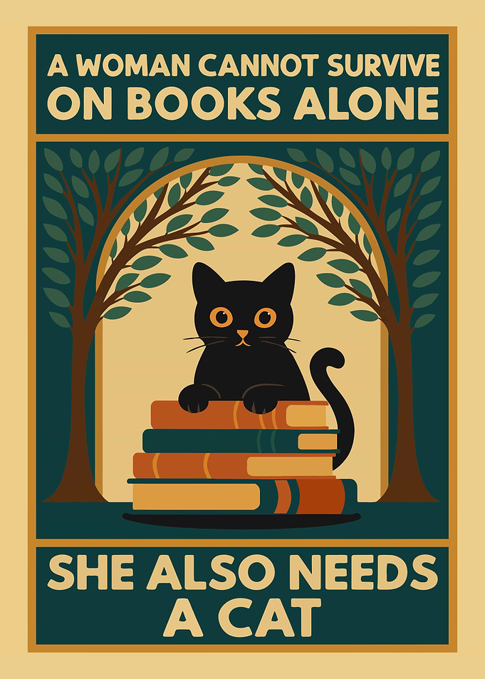 Books and Cats
