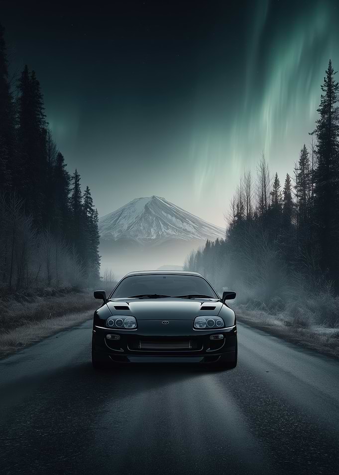 Black Toyota Supra