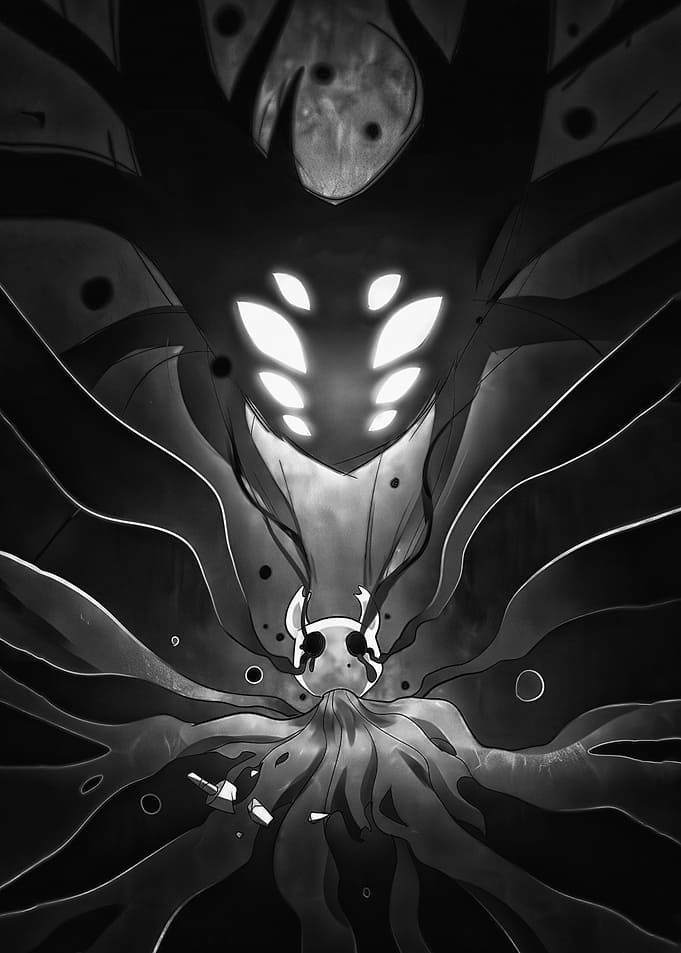 Hollow Knight Boss Fight Illustration