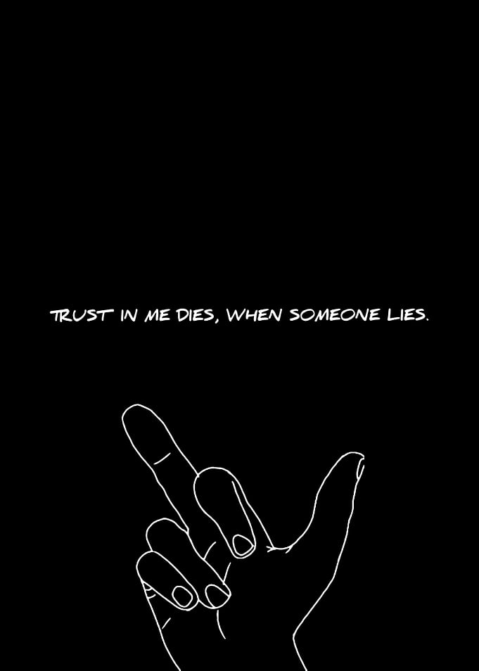 Trust Dies When Lies Occur