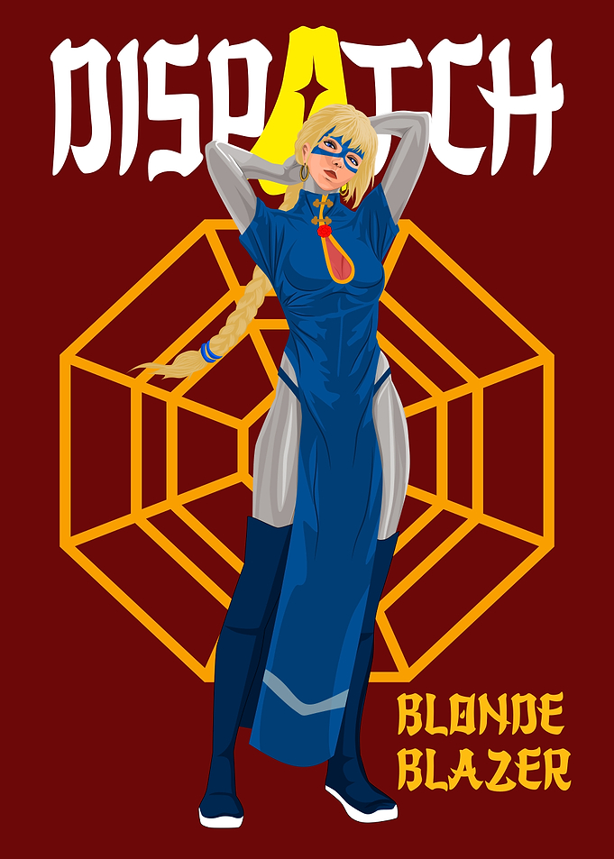 Blonde Blazer Dispatch Illustration