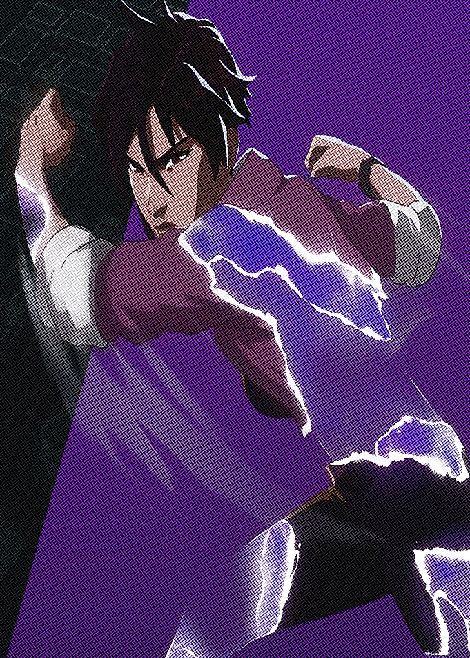 Invisigal Dispatch Anime Character with Lightning Effect