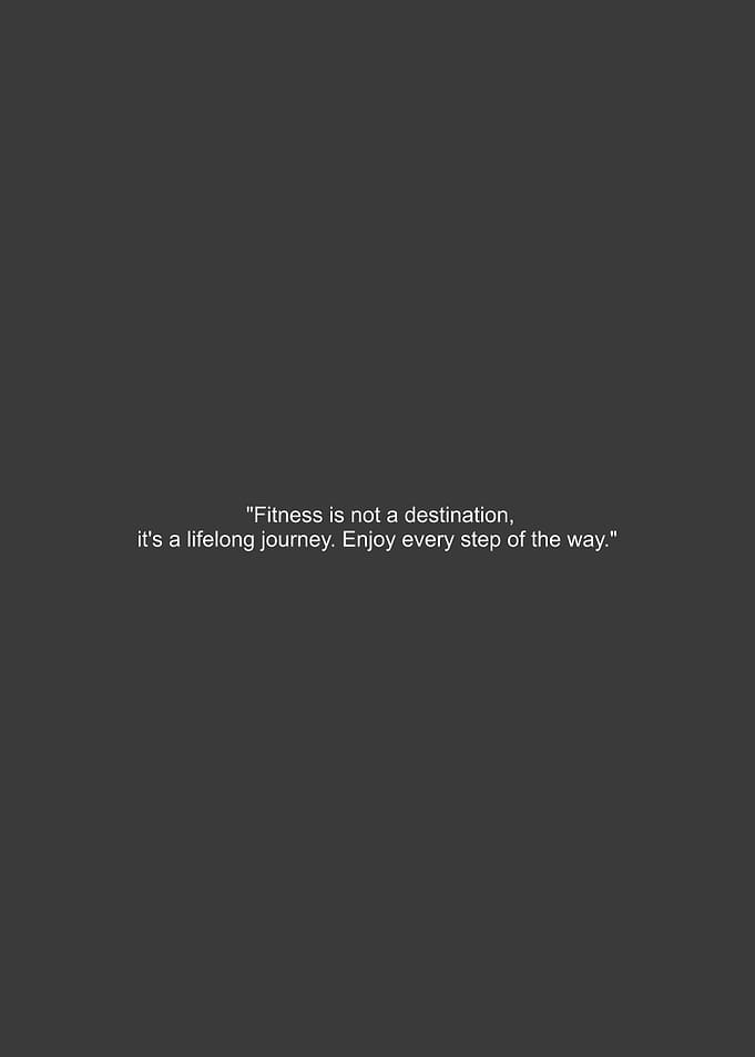 Fitness is a Lifelong Journey
