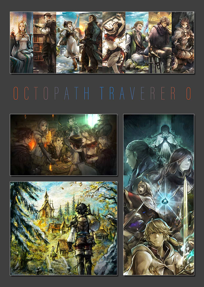 Octopath Traveler 0 Collage