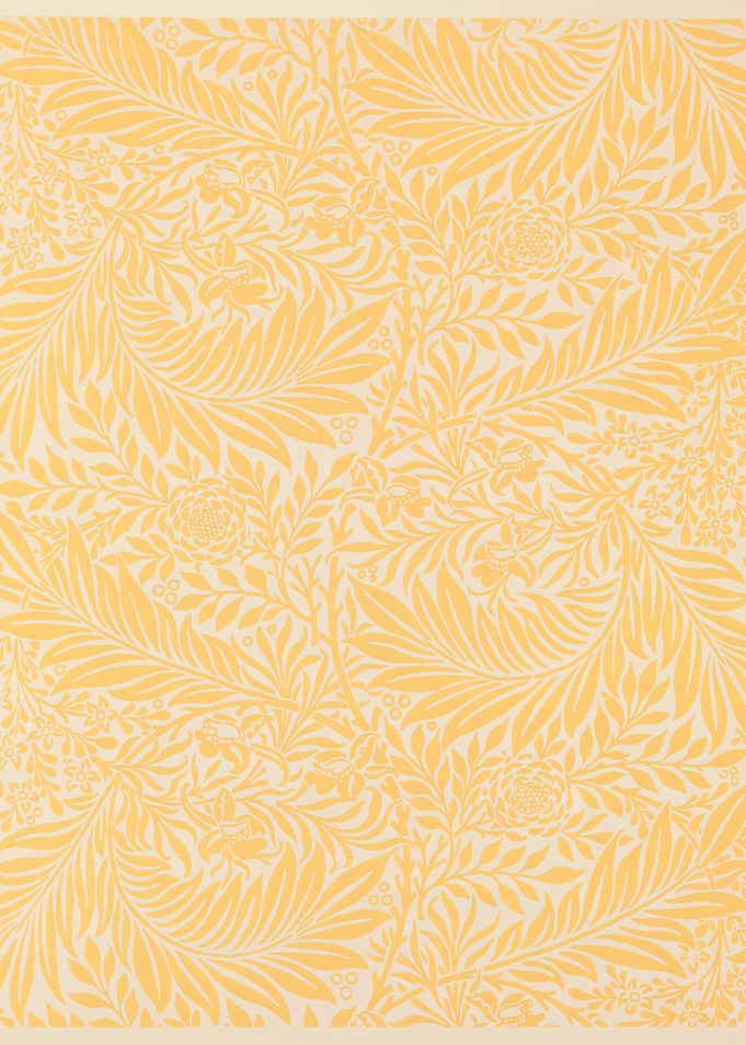 Yellow Floral Pattern, william morris art