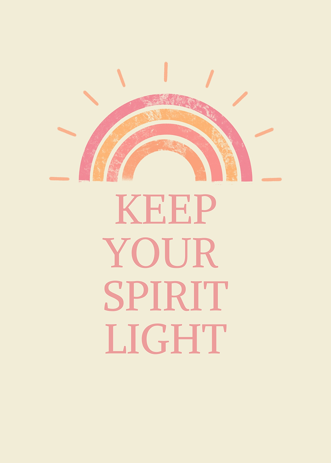 Keep Your Spirit Light Art Print