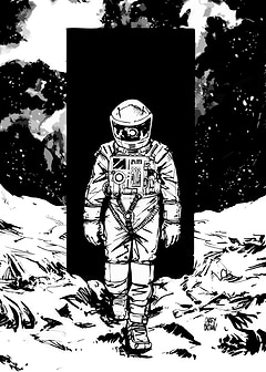 Monolith and Astronaut