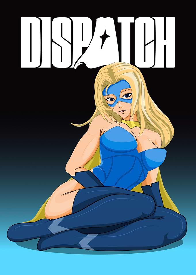 Dispatch Superheroine blonde blazer