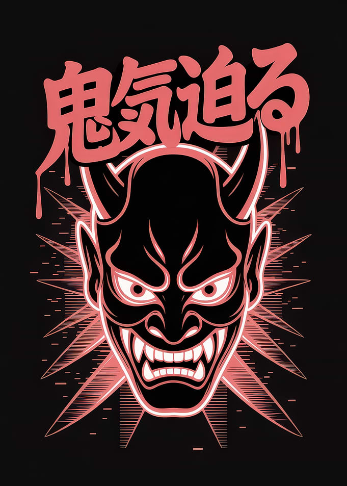 Japanese Oni Mask