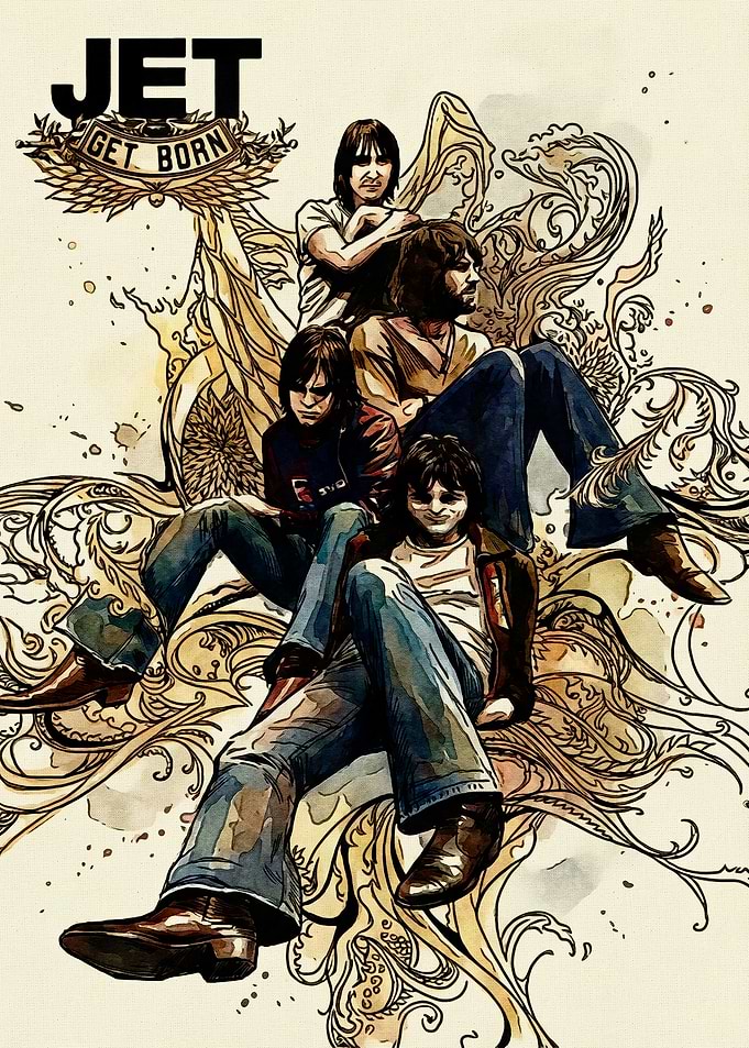 Jet Get Born Album Cover Art