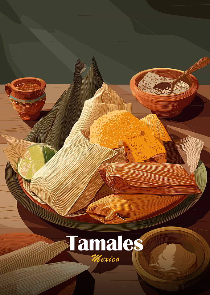 Tamales Mexico Still Life