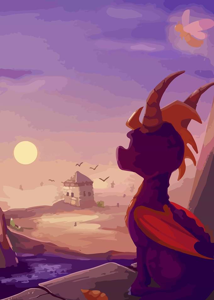 Spyro the Dragon Sunset Vista