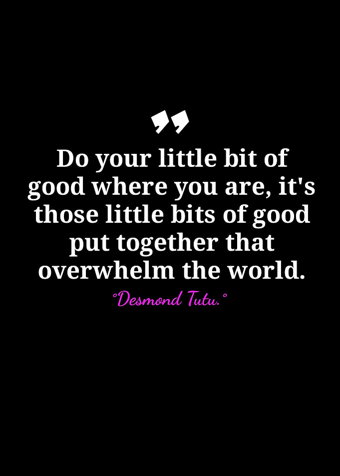 Desmond Tutu Quote on Black