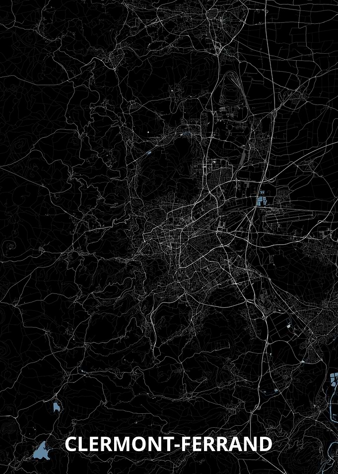 Clermont-Ferrand City Map