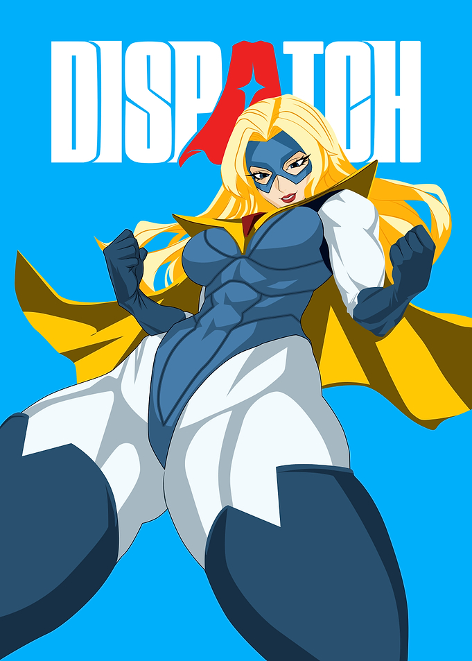 Dispatch Superheroine blonde blazer