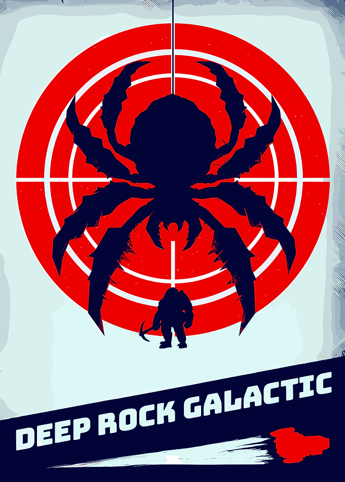 Deep Rock Galactic Poster