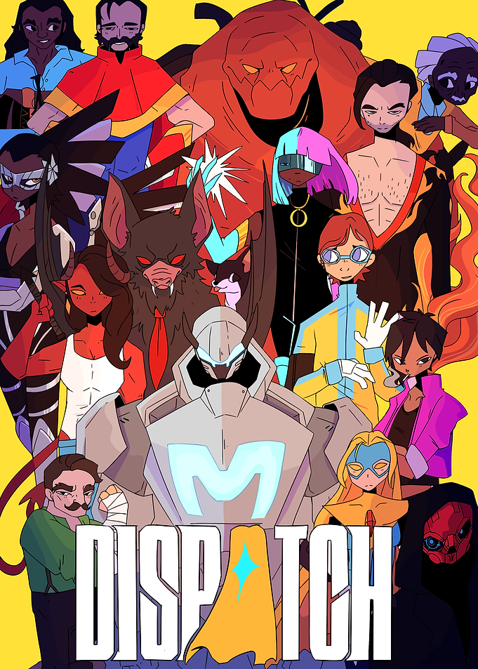 Dispatch Comic Book Cover Art