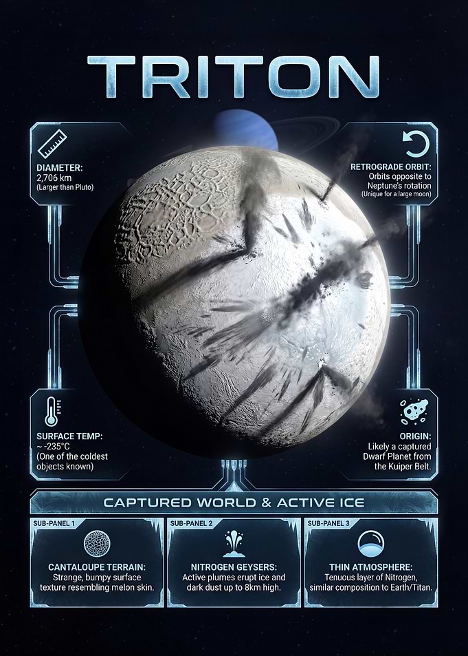 Triton: Captured World & Active Ice