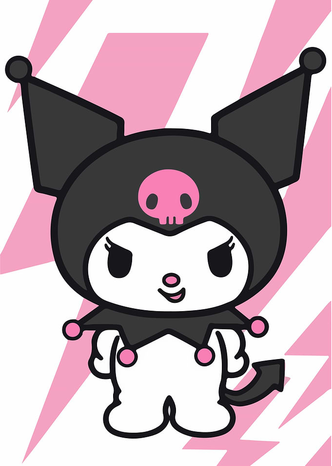 Kuromi character illustration