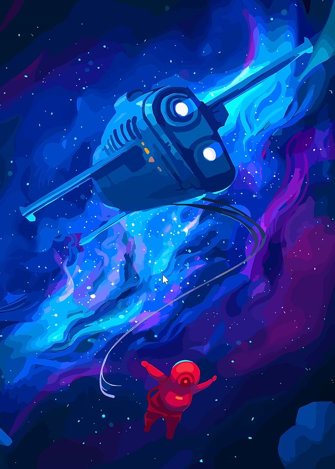 Lost in Space: Digital Illustration