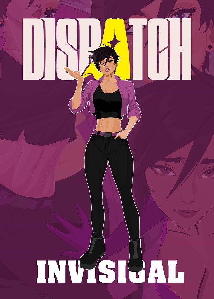 Dispatch Invisigal character art